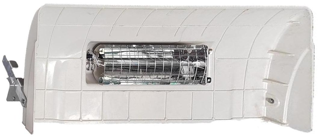 Tampa aquecedora para leitões — detalhe do equipamento